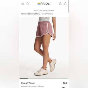 Vuori Cardiff shorts